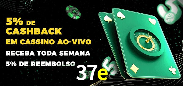 Promoções do cassino ao Vivo 37e